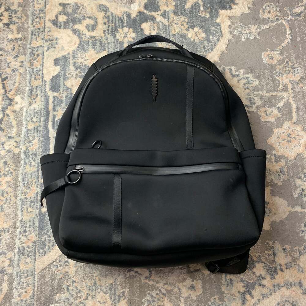 Thacker Neoprene Backpack in Black